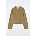 PURE BRUSHED-CASHMERE CARDIGAN