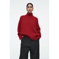 CHUNKY PURE CASHMERE TURTLENECK SWEATER