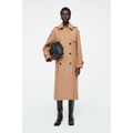 HOODED WOOL DUFFLE COAT