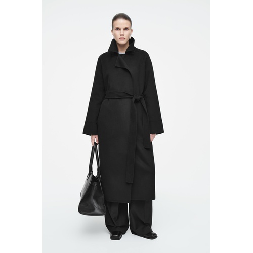 COS BELTED DOUBLE-FACED WOOL COAT