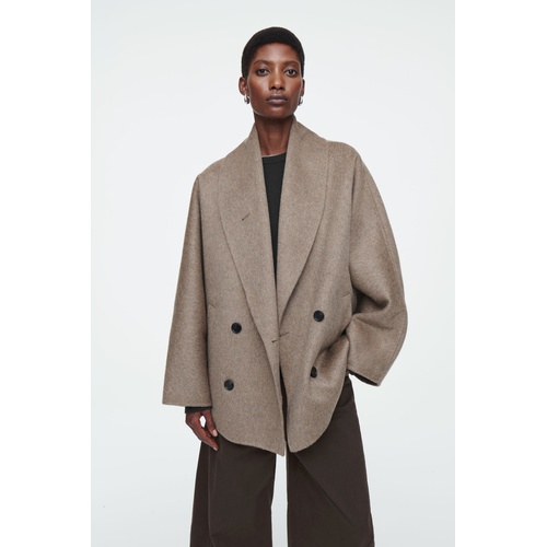 COS DOUBLE-FACED WOOL PEA COAT