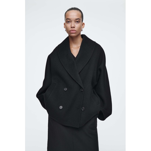 COS DOUBLE-FACED WOOL PEA COAT