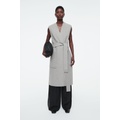 LONGLINE DOUBLE-FACED WOOL VEST