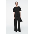 PLISSEE WIDE-LEG PANTS