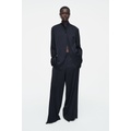TAILORED SATIN WIDE-LEG PANTS