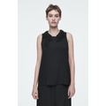 EMBELLISHED RACER-NECK TOP