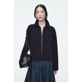 RIBBED MERINO WOOL UTILITY JACKET