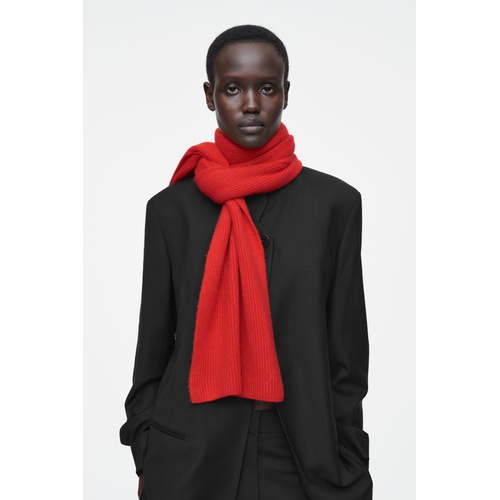 COS RIBBED WOOL AND CASHMERE SCARF