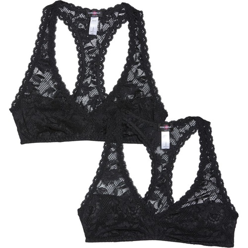  Cosabella Never Say Never Racie 2-Pack Racerback Bralettes_BLACK