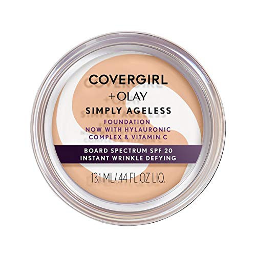  COVERGIRL & Olay Simply Ageless Instant Wrinkle-Defying Foundation, Creamy Natural