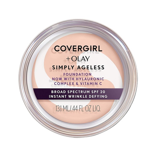  COVERGIRL & Olay Simply Ageless Instant Wrinkle-Defying Foundation, Creamy Natural