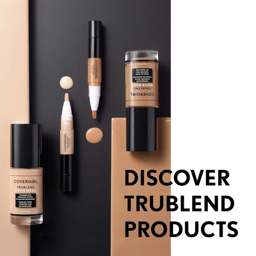  COVERGIRL TruBlend Matte Made Liquid Foundation, Light Ivory