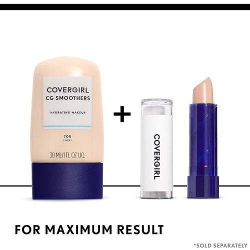  COVERGIRL Smoothers Hydrating Makeup Foundation, Creamy Natural (packaging may vary)