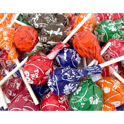  CrazyOutlet Tootsie Pops Bulk Assorted Fruit Flavors Lollipops Hard Candy Pack, 2 Lbs