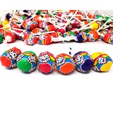 CRAZYOUTLET Easter Rainblo Lollipops Suckers Hard Candy, Assorted Fruit Flavors Mix, Bulk Pack 2 Lbs