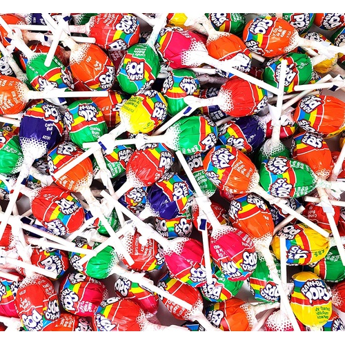  CRAZYOUTLET Easter Rainblo Lollipops Suckers Hard Candy, Assorted Fruit Flavors Mix, Bulk Pack 2 Lbs