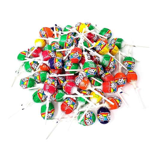  CRAZYOUTLET Easter Rainblo Lollipops Suckers Hard Candy, Assorted Fruit Flavors Mix, Bulk Pack 2 Lbs