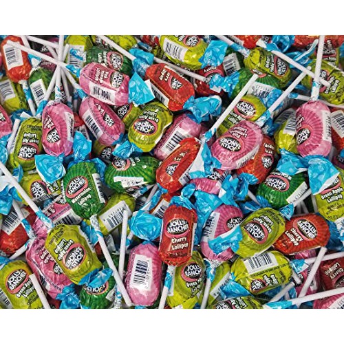  CRAZYOUTLET Easter JOLLY RANCHER Lollipops Hard Candy, Original Flavors Pops, Bulk Pack 2 Lbs