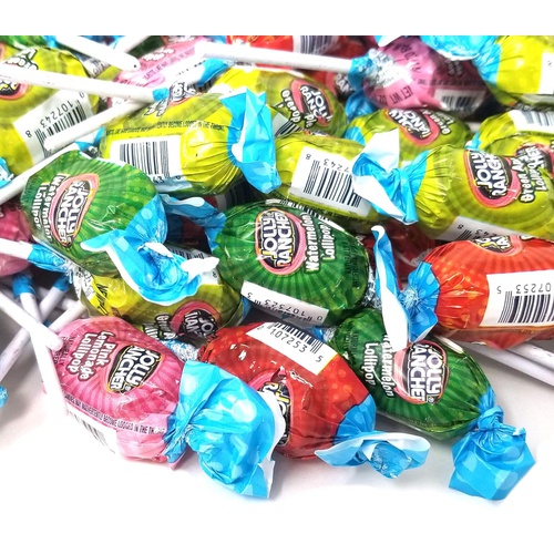  CRAZYOUTLET Easter JOLLY RANCHER Lollipops Hard Candy, Original Flavors Pops, Bulk Pack 2 Lbs