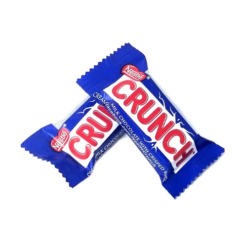  CrazyOutlet Nestle Crunch Fun Size Candy Bar, Creamy Milk Chocolate Crisped Rice, Bulk Pack 2 Lbs