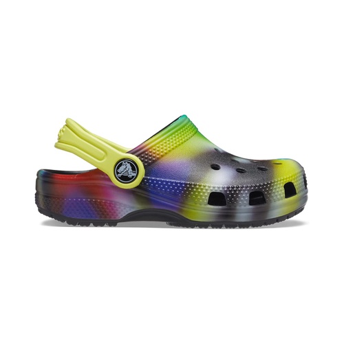 크록스 Crocs Kids Classic Tie-Dye Graphic Clog (Toddler)