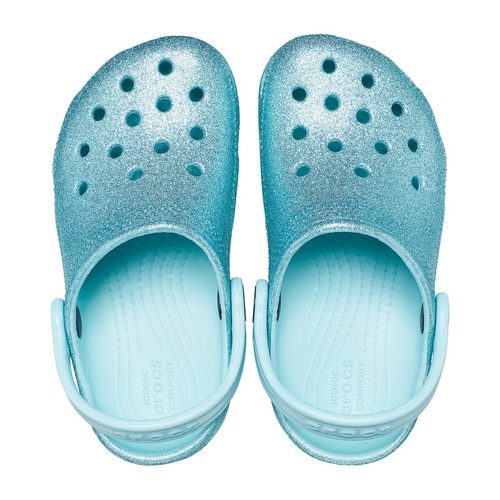 크록스 Crocs Kids Classic Glitter Clog (Toddler)