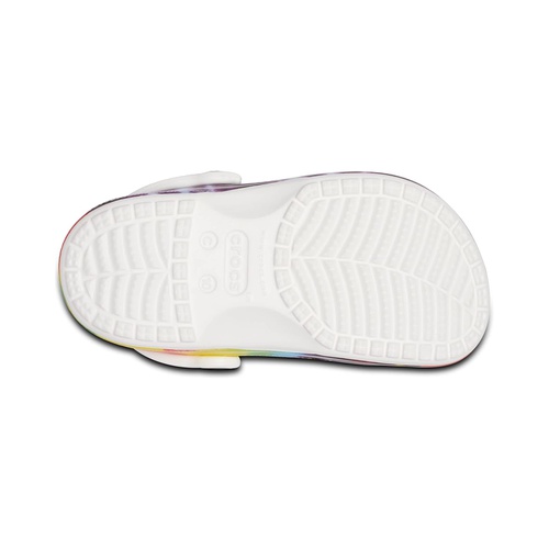 크록스 Crocs Kids Baya Tie-Dye Graphic Clog (Little Kid)