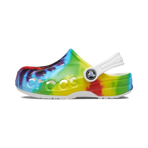 크록스 Crocs Kids Baya Tie-Dye Graphic Clog (Little Kid)