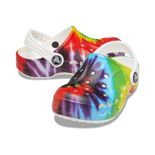 크록스 Crocs Kids Baya Tie-Dye Graphic Clog (Little Kid)