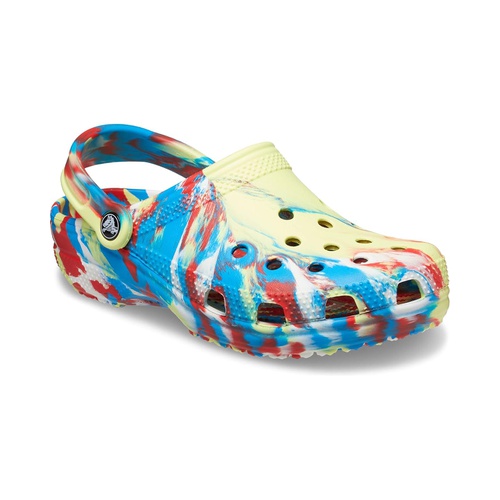 크록스 Crocs Classic Marbled Tie-Dye Clog