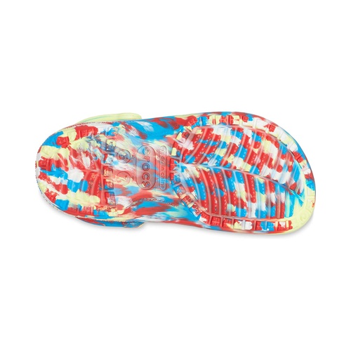 크록스 Crocs Classic Marbled Tie-Dye Clog