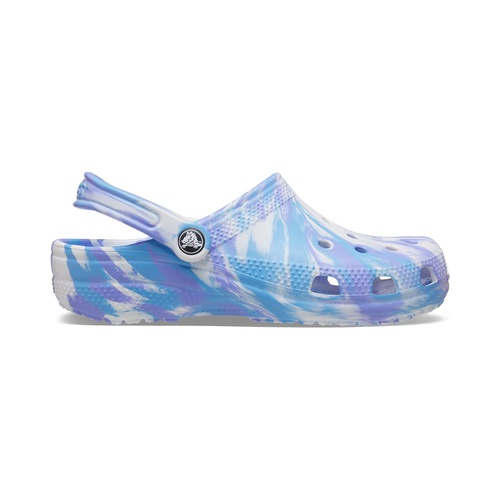 크록스 Crocs Classic Marbled Tie-Dye Clog