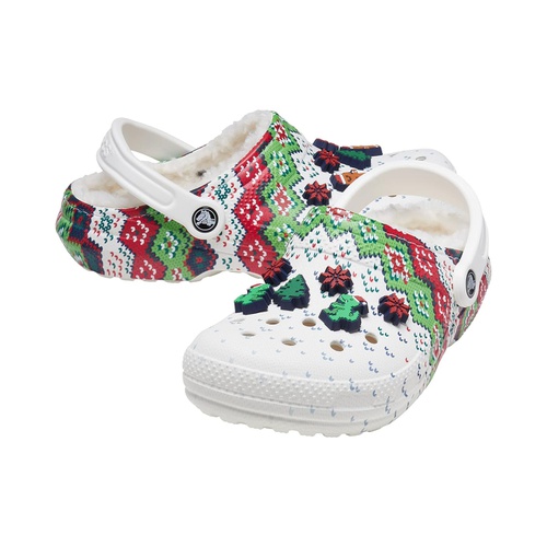 크록스 Crocs Classic Lined Holiday Charm Clog