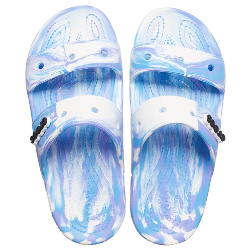 크록스 Crocs Classic Marbled Tie-Dye Sandal