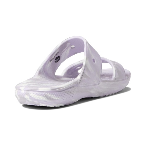 크록스 Crocs Classic Marbled Tie-Dye Sandal