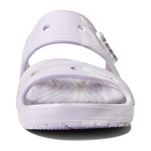 크록스 Crocs Classic Marbled Tie-Dye Sandal