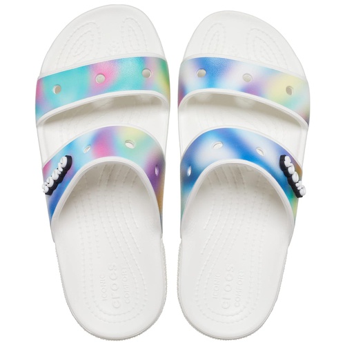 크록스 Crocs Classic Sandal - Tie-Dye Graphics