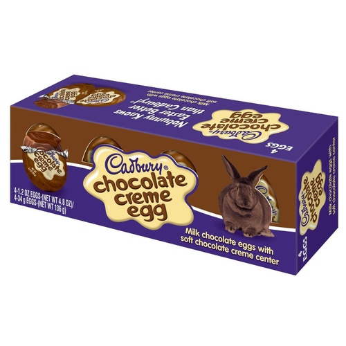  Cadbury Easter Milk Chocolate Creme Egg, 4-count