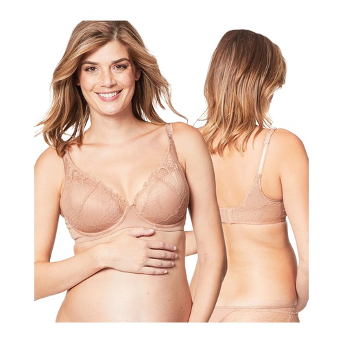  Cake Maternity Truffles Flexi Wire Maternity Moulded Cup Plunge Lace Nursing Bra