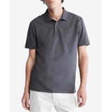 Calvin Klein Mens Regular Fit Smooth Cotton Monogram Logo Polo Shirt