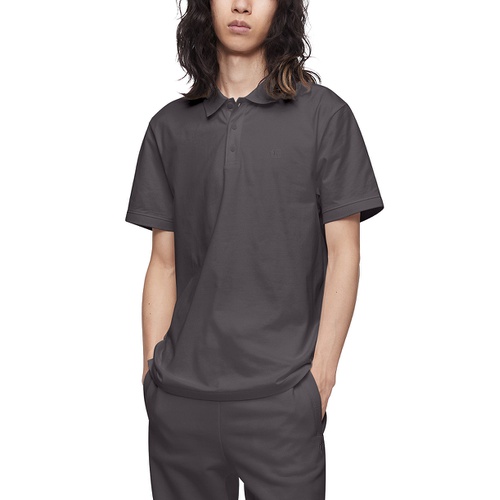  Calvin Klein Mens Regular Fit Smooth Cotton Monogram Logo Polo Shirt