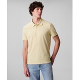 Calvin Klein Mens Regular Fit Smooth Cotton Monogram Logo Polo Shirt