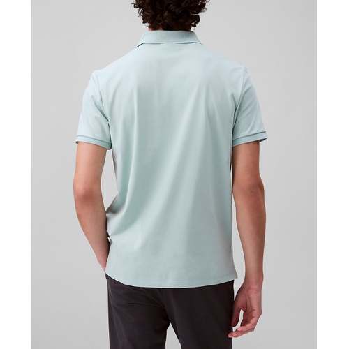  Calvin Klein Mens Regular Fit Smooth Cotton Monogram Logo Polo Shirt