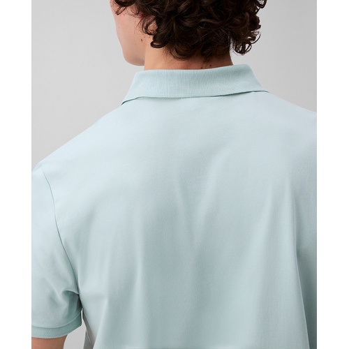  Calvin Klein Mens Regular Fit Smooth Cotton Monogram Logo Polo Shirt