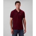 Calvin Klein Mens Regular Fit Smooth Cotton Monogram Logo Polo Shirt