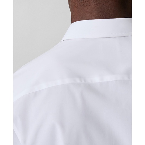  Calvin Klein Mens Slim Fit Supima Stretch Long Sleeve Button Front Shirt