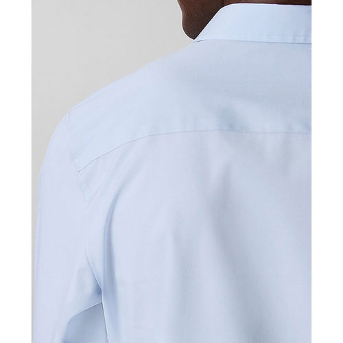  Calvin Klein Mens Slim Fit Supima Stretch Long Sleeve Button Front Shirt