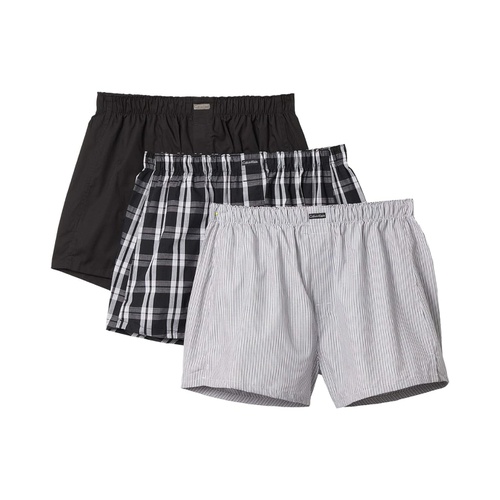 캘빈클라인 Calvin Klein Underwear Cotton Classics Multipack Pack Woven Boxer