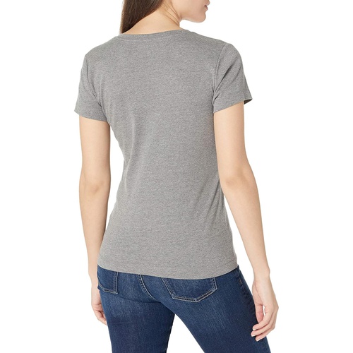 Calvin Klein Womens Short Sleeve Cropped Logo T-Shirt