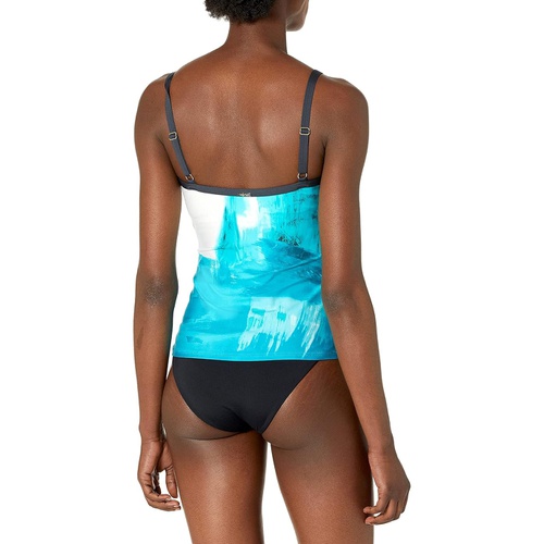  Calvin Klein Womens Over The Shoulder Tankini Swimsuit